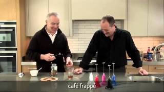 How to make a frappé coffee using an aerolatte milk frother [upl. by Jews]