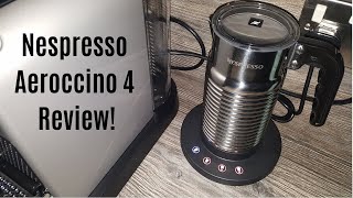 Nespresso Aeroccino 4 Milk Frother Review  Worth upgrading from the Aeroccino 3 [upl. by Inasah260]