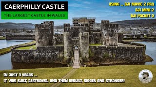 Caerphilly Castle  The Largest in Wales 2nd in Britain [upl. by Regnij]