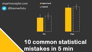 Ten Statistical Mistakes in 5 Min [upl. by Ennaylil]