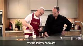 How to make a hot chocolate using an aerolatte milk frother [upl. by Eleonora]